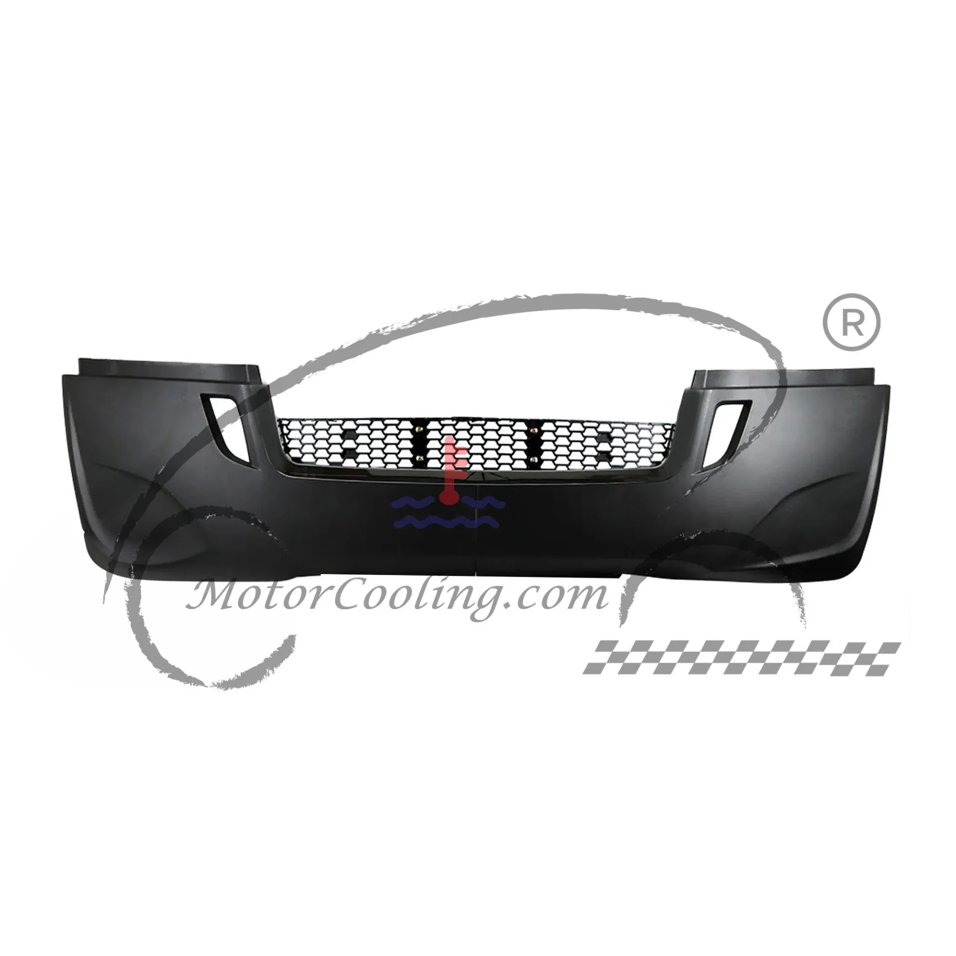BPFRCA011 18- FR CASCADIA BUMPER ASSEMBLY WO FL W PTM MLD